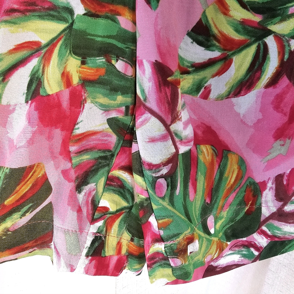 2/$20 Nwt Caribbean Joe M Elastic Drawstring Tropical Shorts - Picture 4 of 7